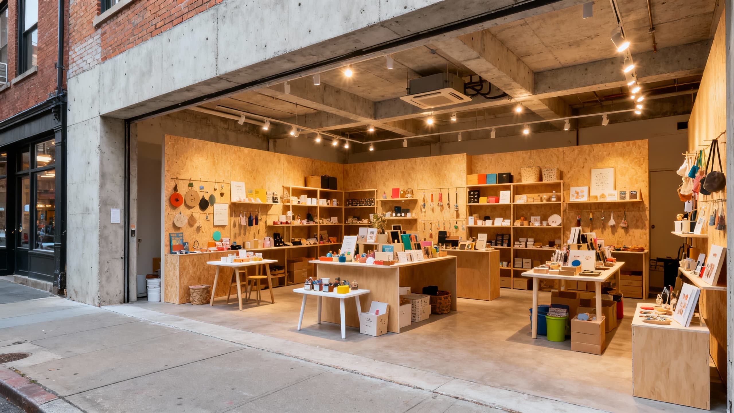 Modularer Pop-up-Innenraum